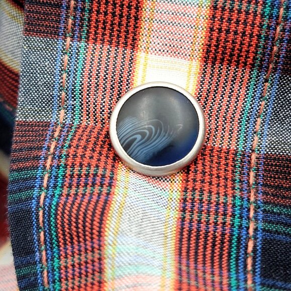 Plaid Halter Apron Cowgirl Country Girl  Top With Fringe Hem & Tie Back - Picture 8 of 15